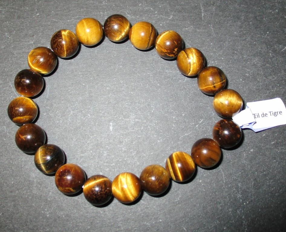 Armband Kugeln 10mm Tigerauge 