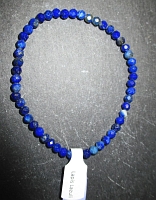 Armband Kugeln fazetiert 4mm Lapis Lazuli 