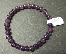 Armband Kugeln 6mm Amethyst 