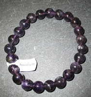 Armband Kugeln 8mm Amethyst 