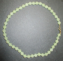 Collier Kugeln 8mm/45cm Serpentin Jade