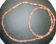 Collier  Chips 90cm Rhodochrosit