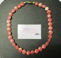 Collier  Cration 45cm Rhodochrosit